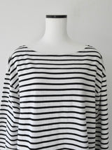 border loose fit pullover