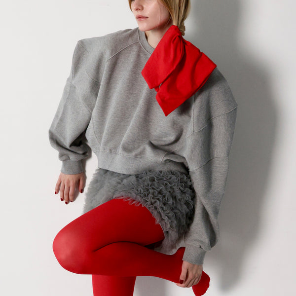 puff sleeve sweat - 起毛なし - – AMOMMA