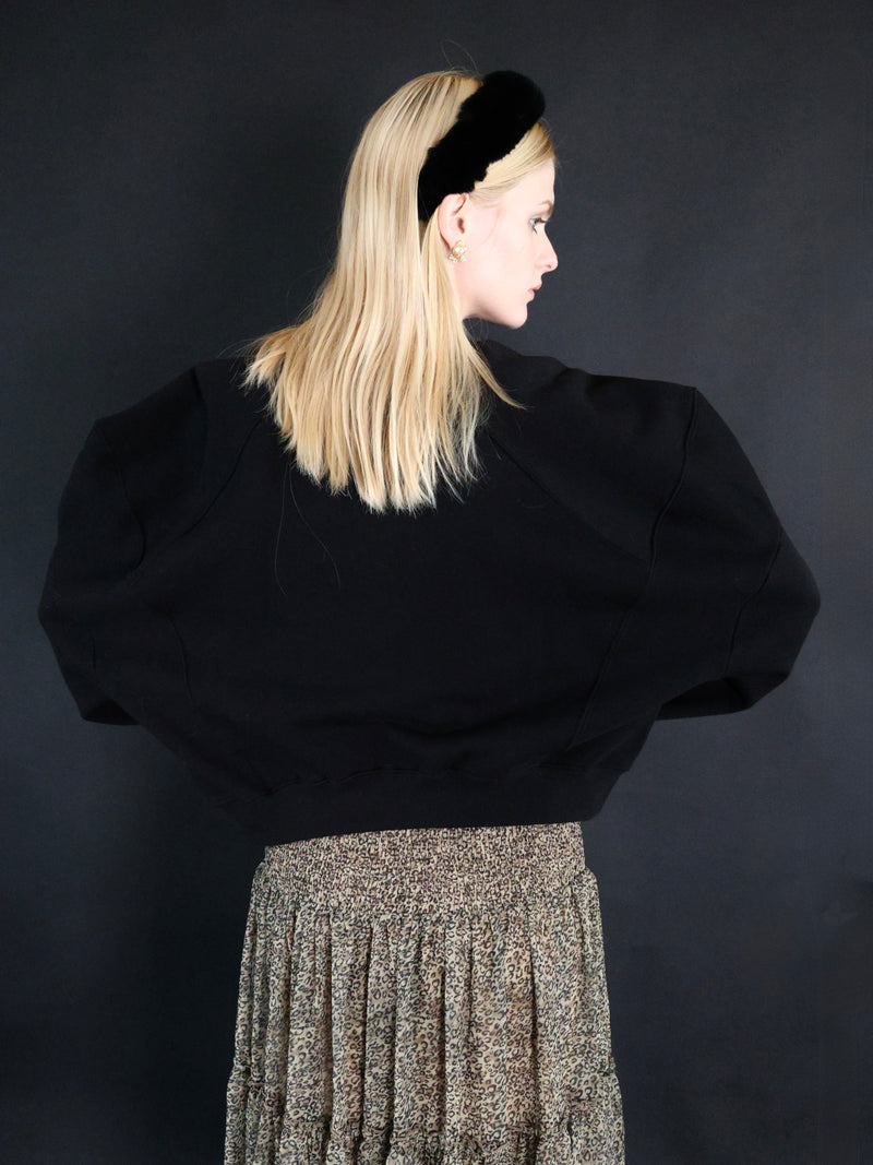 puff sleeve sweat - 裏起毛 -