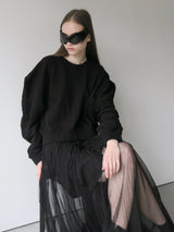 1/24(金) 再入荷 / PUFF SLEEVE SWEAT (BLACK)