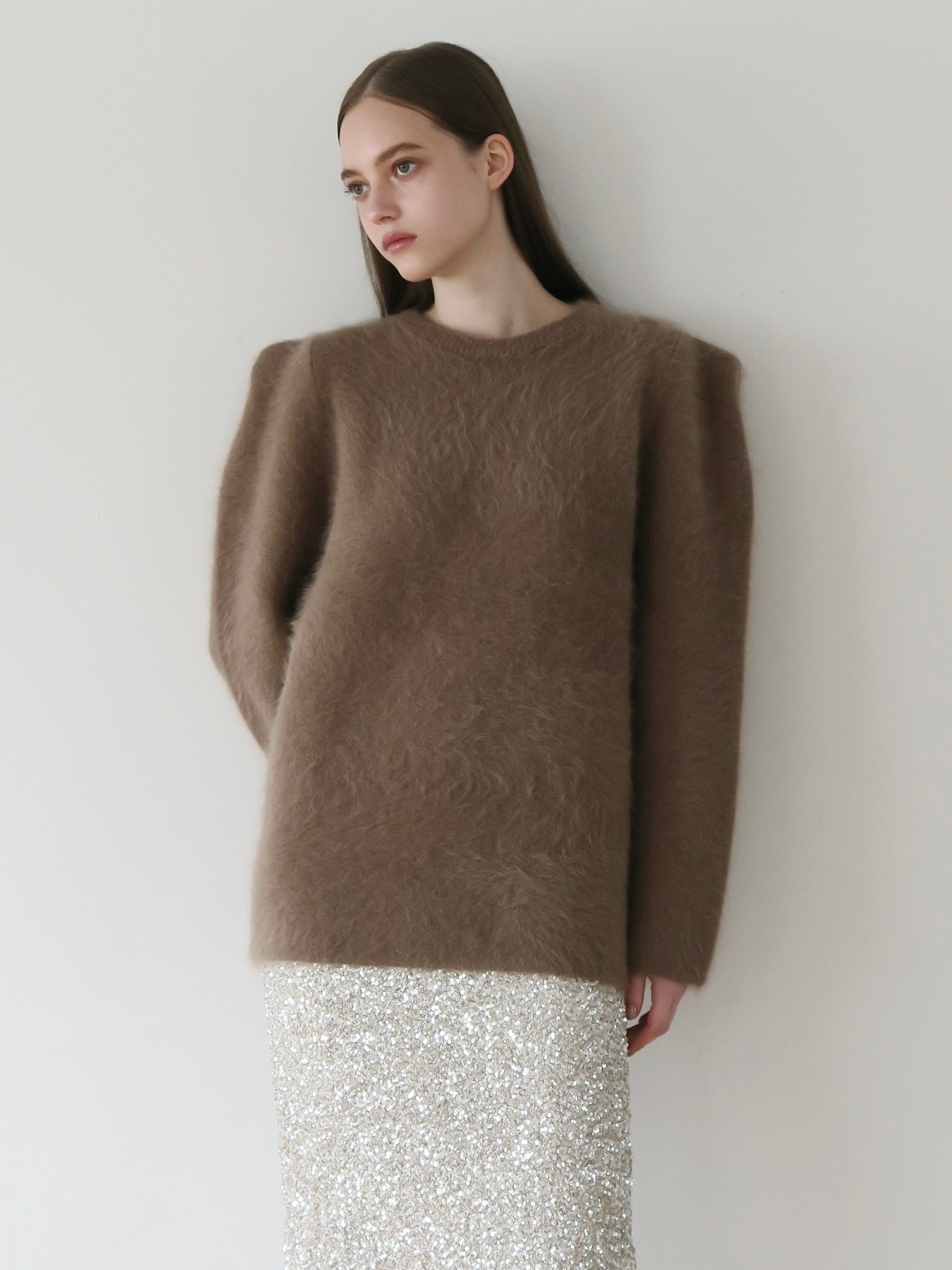 WOOL PUFF SHOULDER KNIT – AMOMMA