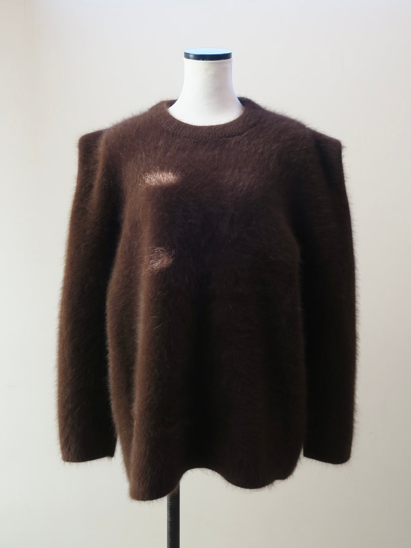 WOOL PUFF SHOULDER KNIT