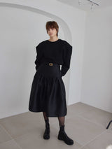 LADY SHIRRING SKIRT