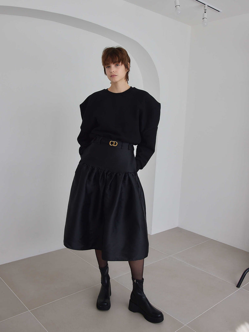 LADY SHIRRING SKIRT