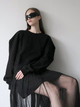 1/24(金) 再入荷 / PUFF SLEEVE SWEAT (BLACK)