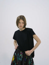 PADDED COMPACT TEE (BLACK)