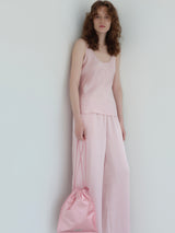 SATIN CAMI PANTS SET
