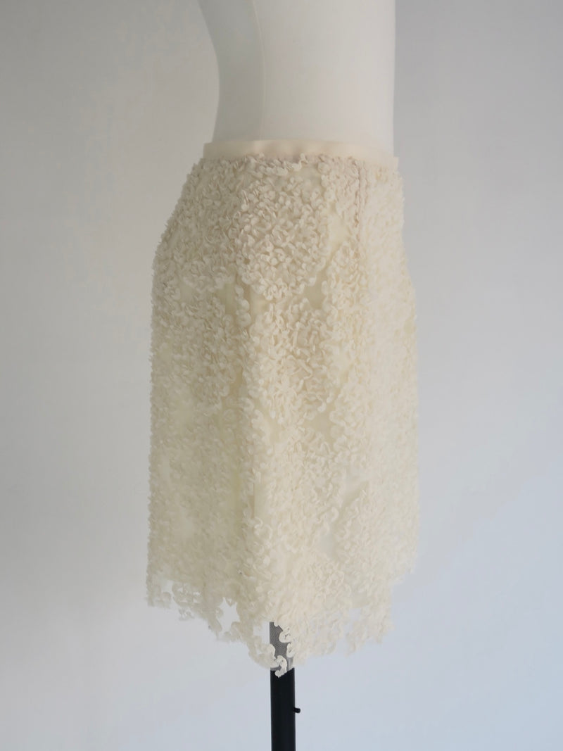 flower mini skirt