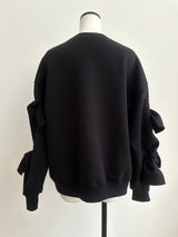 新作【阪急うめだ本店POP UP】 RIBBON SLEEVE SWEAT