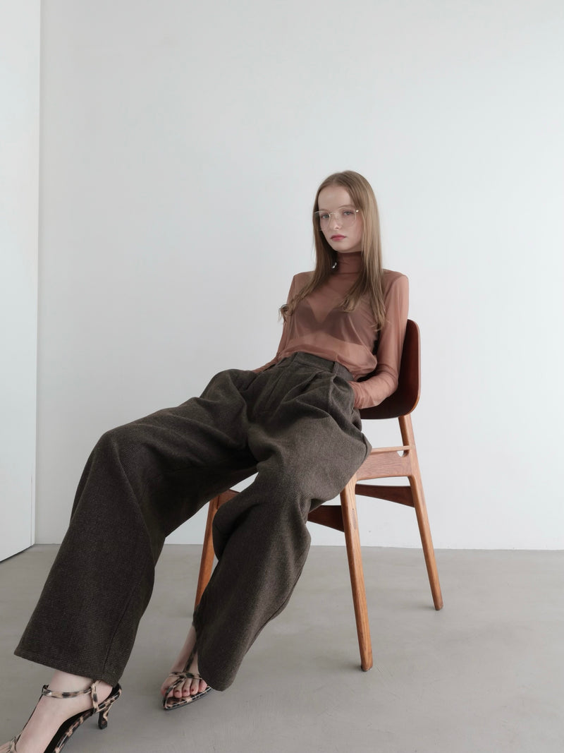 long sleeve sheer tops