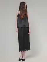 SATIN LACE CAMISOLE