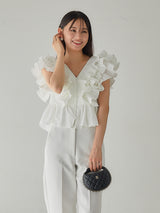 RAFFLE FRILL TOPS