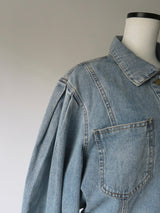 再入荷 / PUFF SLEEVE DENIM JACKET