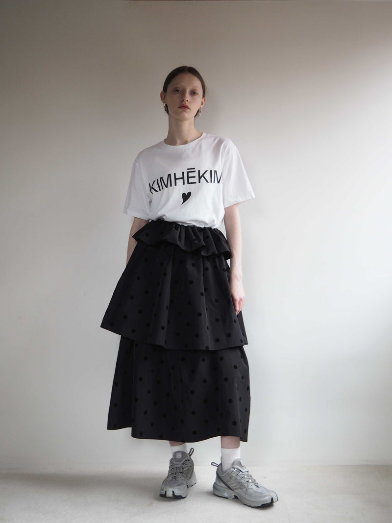 【阪急うめだ本店 POP UP】 VOLUME UP FLARE SKIRT(DOT)