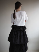 VOLUME UP FLARE SKIRT(DOT)