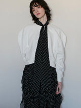 PUFF SLEEVE SWEAT - 起毛なし -