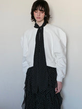 PUFF SLEEVE SWEAT - 起毛なし -