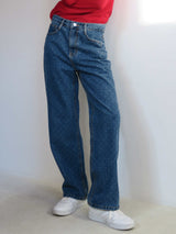 【4/30(火) 正午12時 再販売】 DOT DENIM PANTS