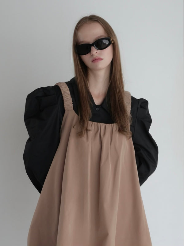LONG SLEEVE PUFF BLOUSE