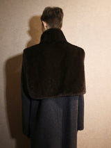 MINK LIKE NECK WARMER VEST
