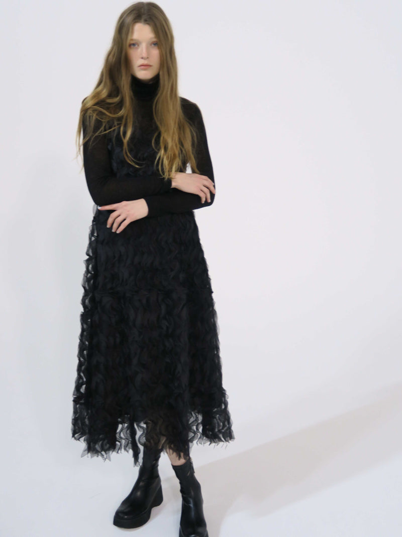 【阪急うめだ本店 POP UP】LACE CAMI LONG DRESS (BLACK)