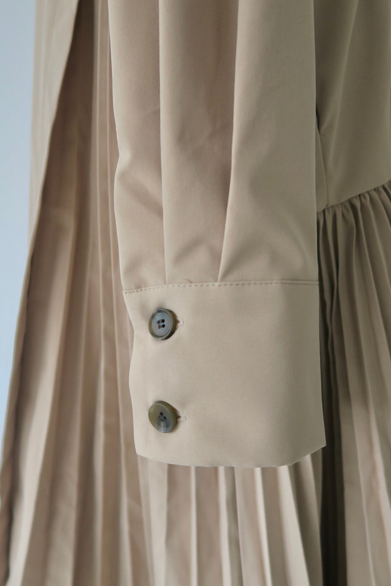 2WAY PLEATS TRENCH COAT