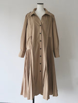 2WAY PLEATS TRENCH COAT