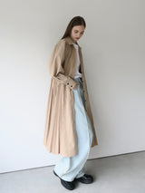 2WAY PLEATS TRENCH COAT