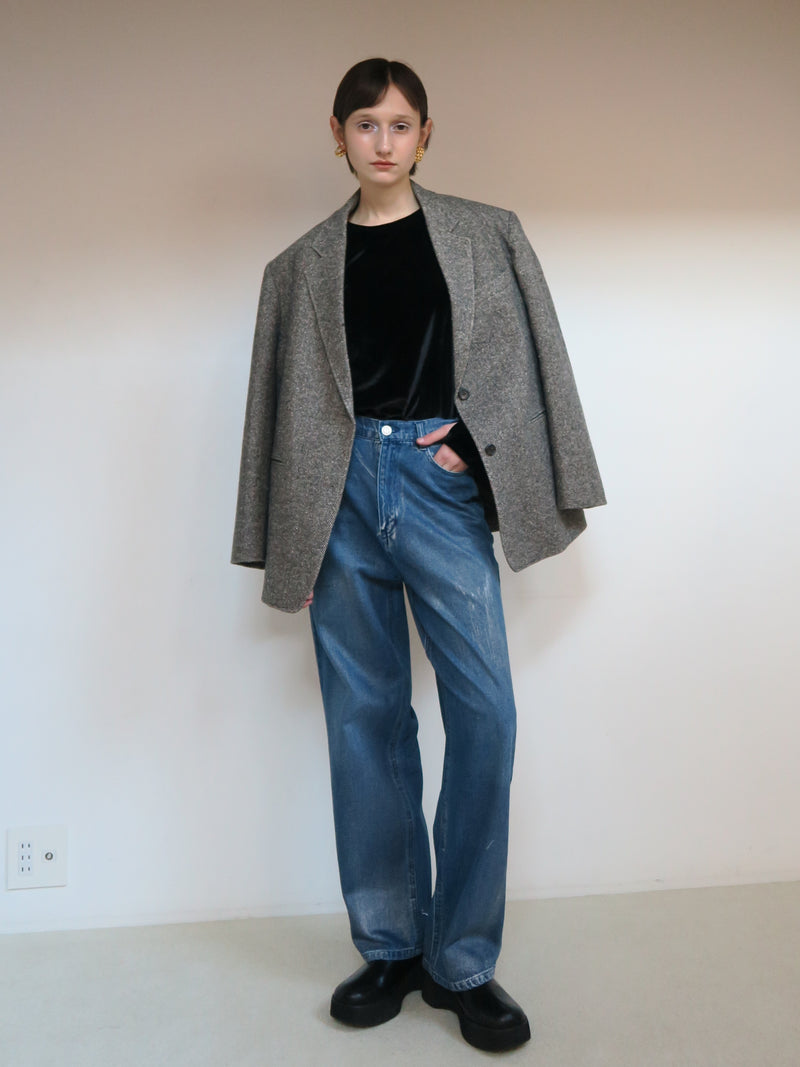 herringbone wool jacket