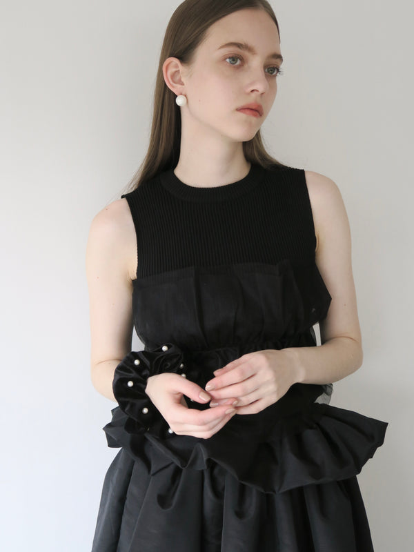 tulle docking bustier