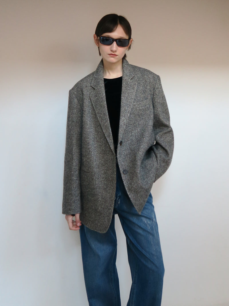 herringbone wool jacket