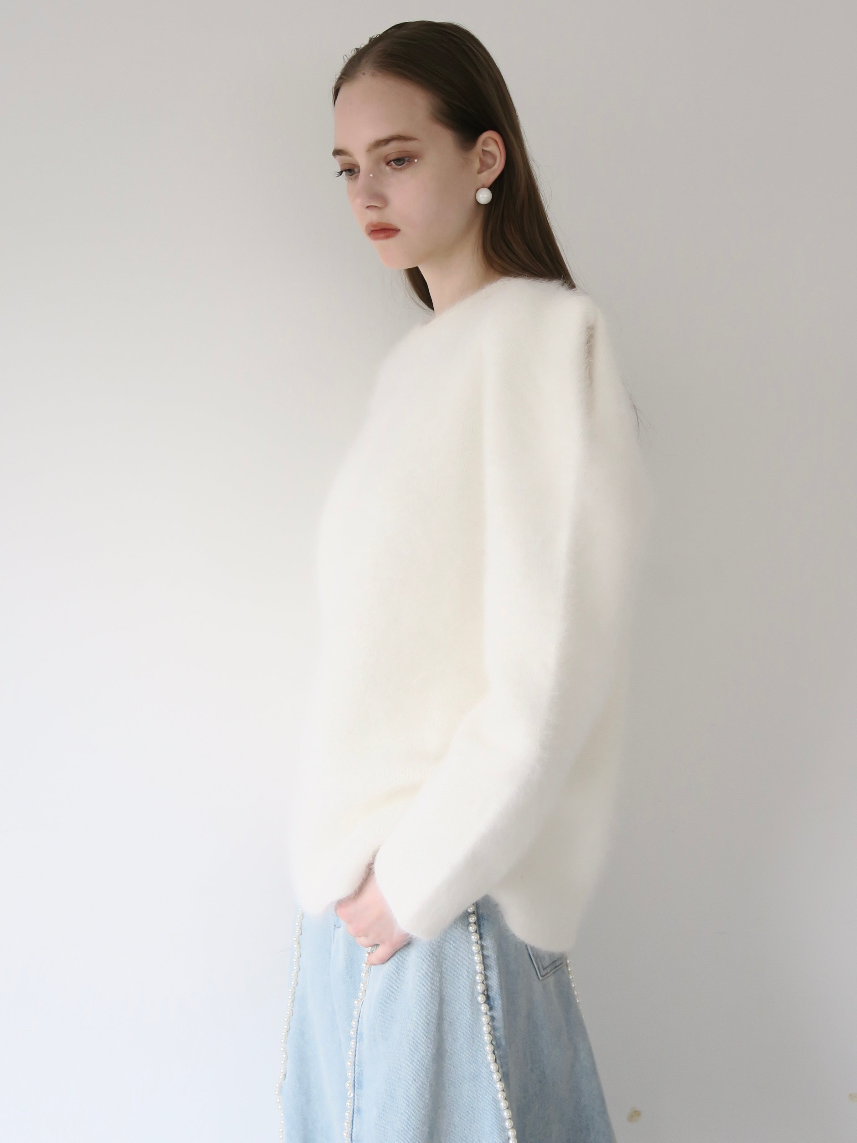 WOOL PUFF SHOULDER KNIT – AMOMMA