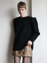 WOOL PUFF SHOULDER KNIT