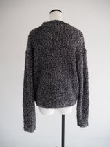 【阪急うめだ本店 POP UP】GLITTER ROUND NECK KNIT (GREY)