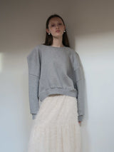 【阪急うめだ本店POP UP】PUFF SLEEVE SWEAT (GREY)