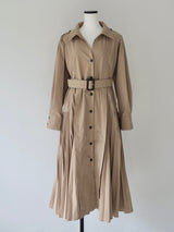 2WAY PLEATS TRENCH COAT