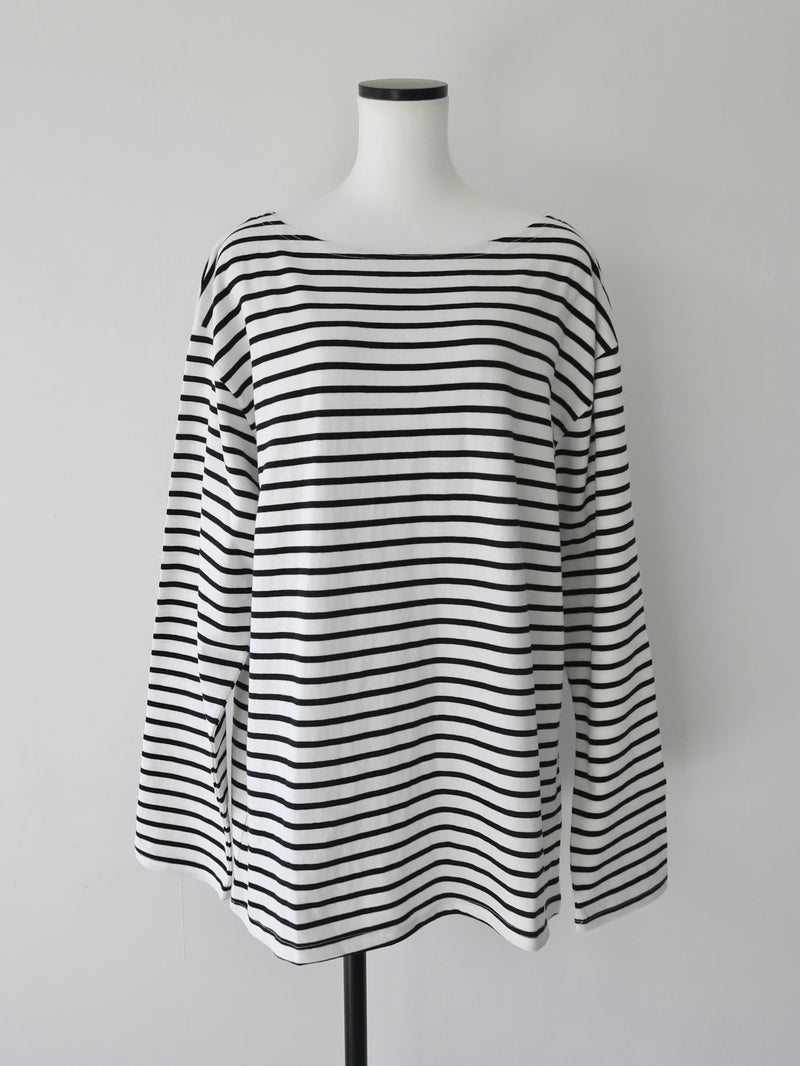 border loose fit pullover
