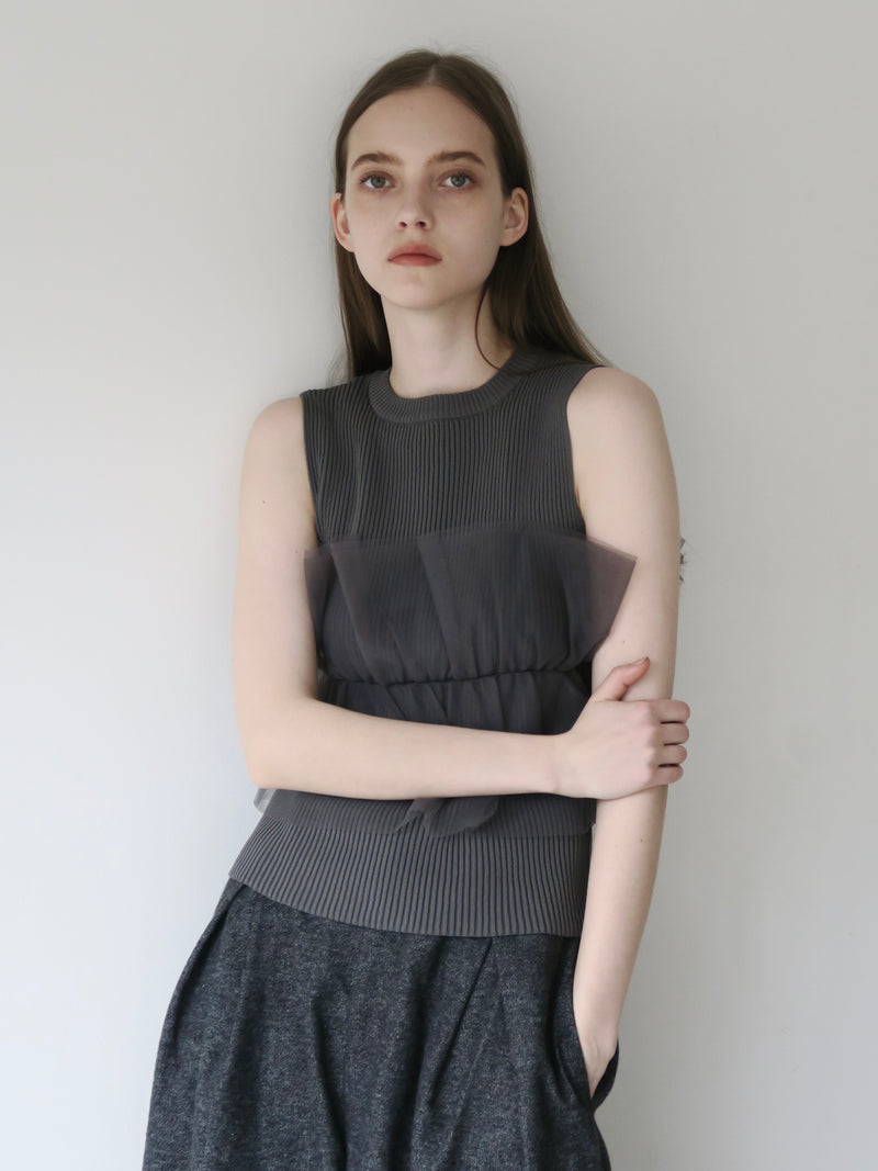 TULLE DOCKING BUSTIER