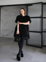 CANDY MINI FUR DRESS