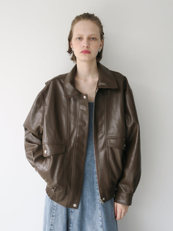 サンプルセール / emma vegan leather jacket