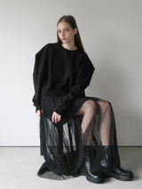 1/24(金) 再入荷 / PUFF SLEEVE SWEAT (BLACK)