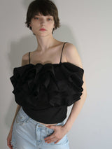 RUFFLE BUSTIER