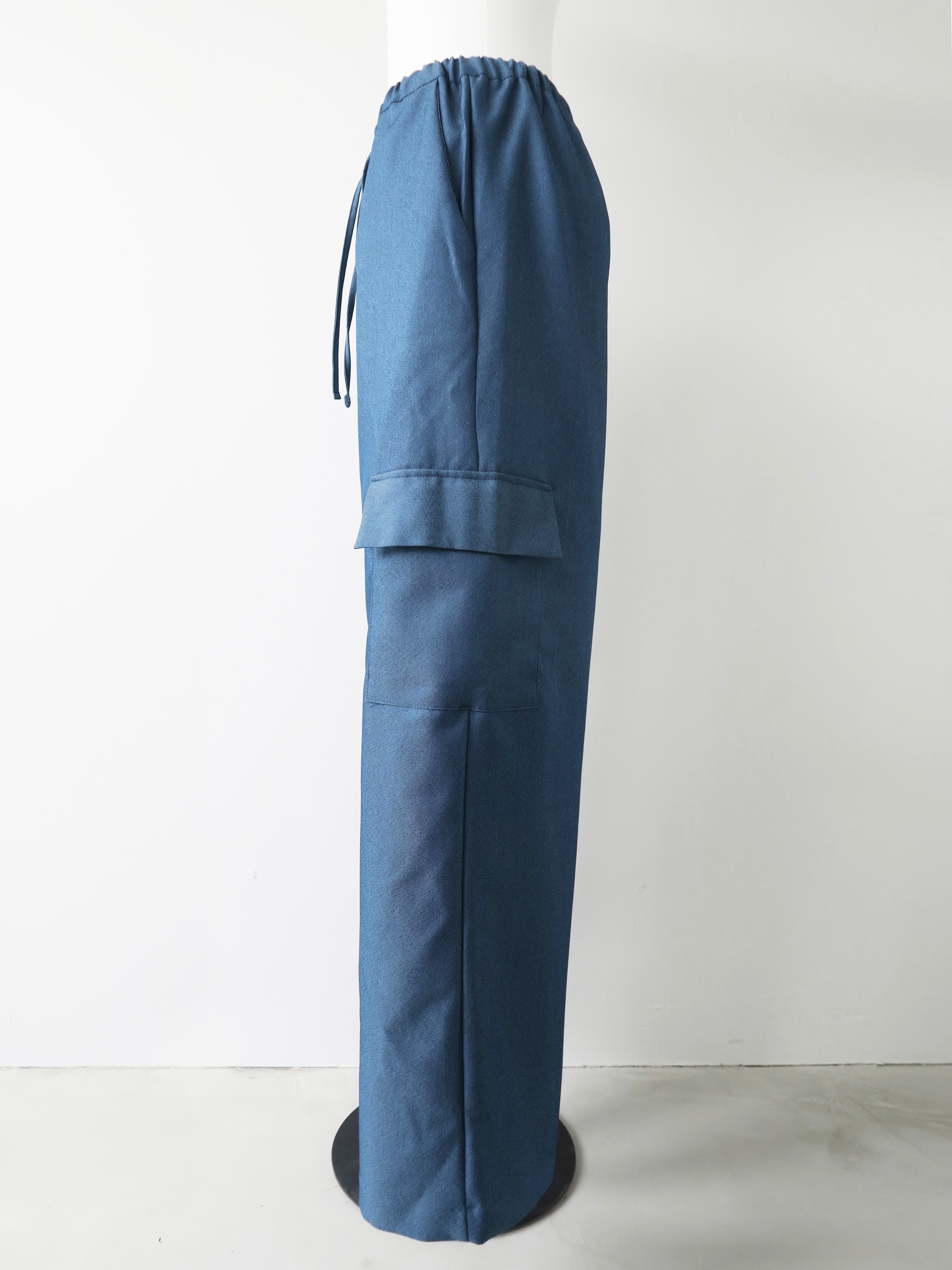 デニム・ジーパン +AMOMENTO+ SOLID WIDE TUCK WOOL PANTSCHARCOAL AM23FWW11PTCHA 0_MENSWOOLBANDINGPANTS_CHARCOA