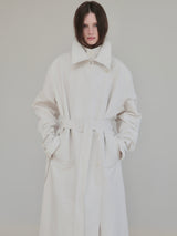 DOUBLE COLLAR TRENCH COAT