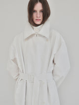 DOUBLE COLLAR TRENCH COAT