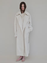 DOUBLE COLLAR TRENCH COAT