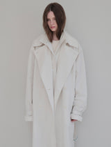 DOUBLE COLLAR TRENCH COAT