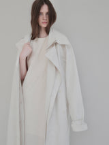 DOUBLE COLLAR TRENCH COAT