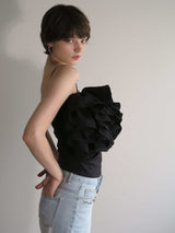 RUFFLE BUSTIER