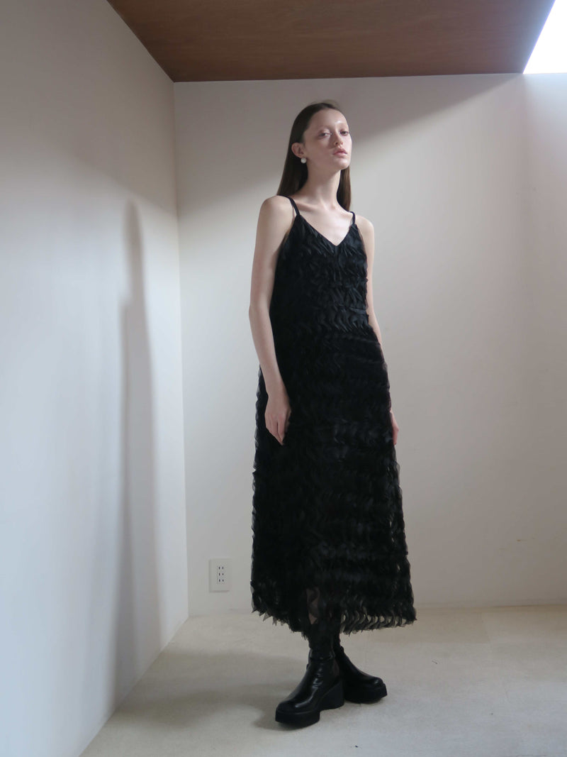 【阪急うめだ本店 POP UP】LACE CAMI LONG DRESS (BLACK)